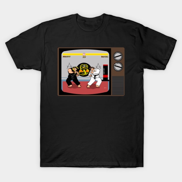 Retro Gaming. Cobra Kai T-Shirt by HeardUWereDead